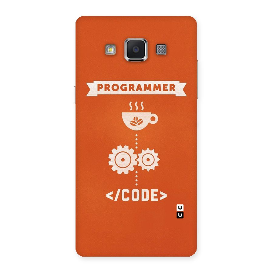 Programmer Coffee Code Back Case for Samsung Galaxy A5