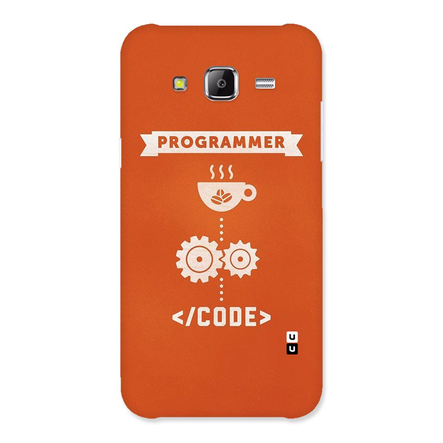 Programmer Coffee Code Back Case for Samsung Galaxy J2 Prime
