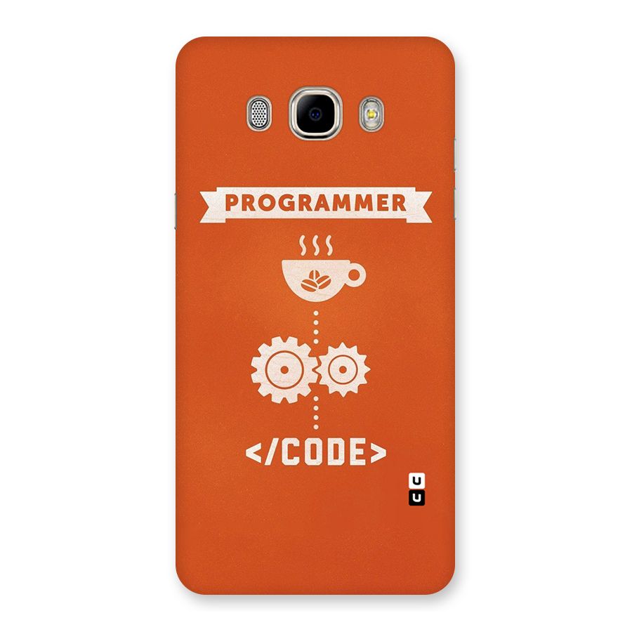 Programmer Coffee Code Back Case for Samsung Galaxy J7 2016