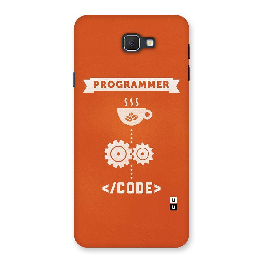 Programmer Coffee Code Back Case for Samsung Galaxy J7 Prime