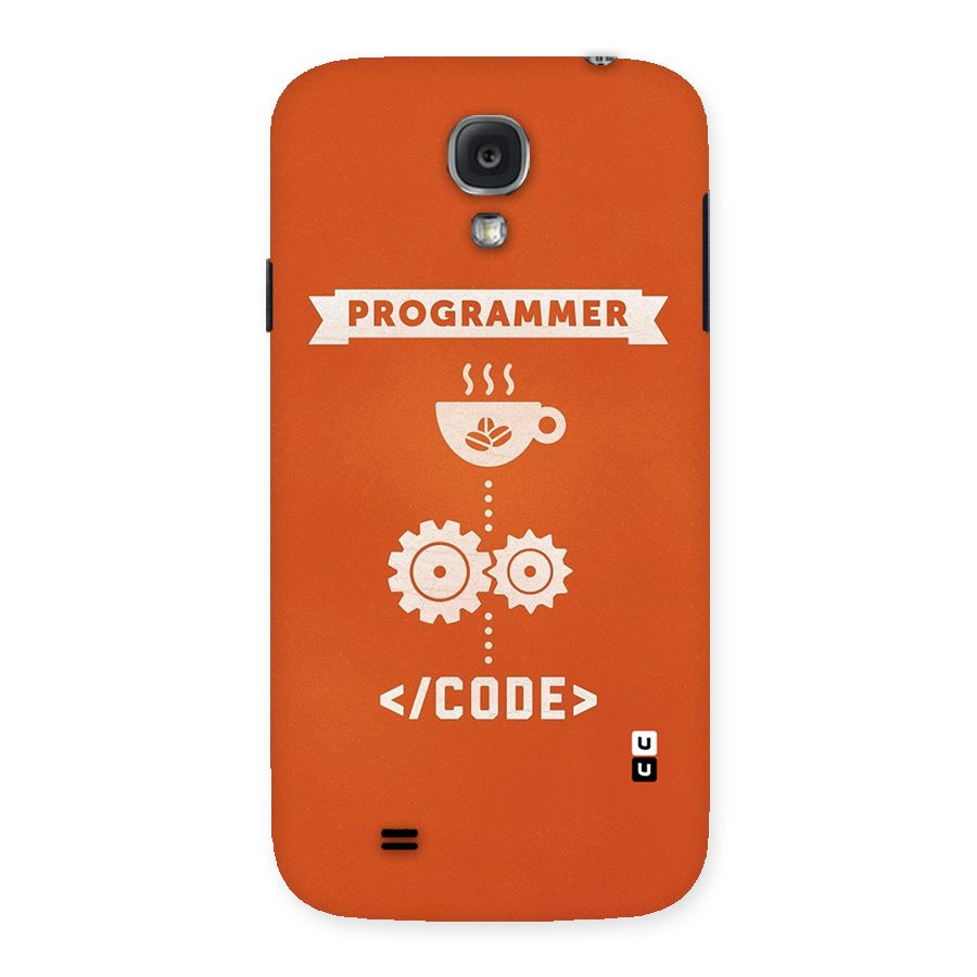 Programmer Coffee Code Back Case for Samsung Galaxy S4