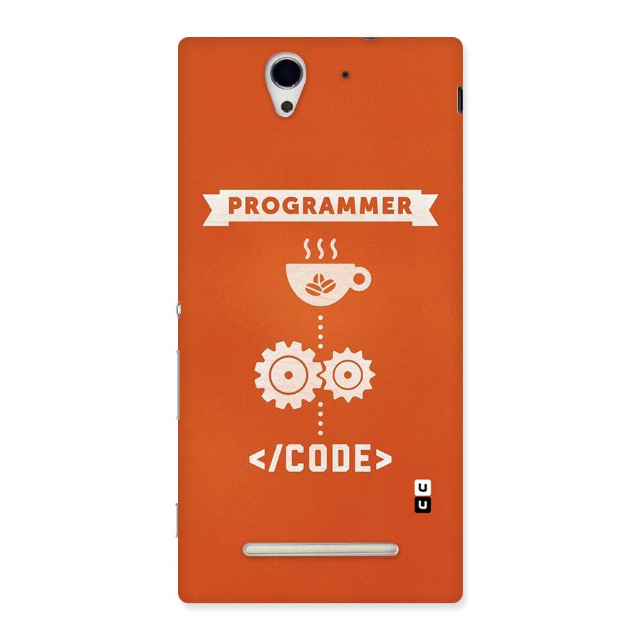 Programmer Coffee Code Back Case for Sony Xperia C3