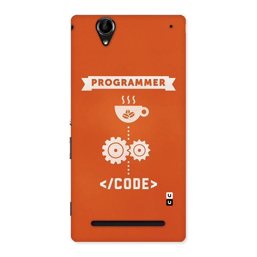 Programmer Coffee Code Back Case for Sony Xperia T2