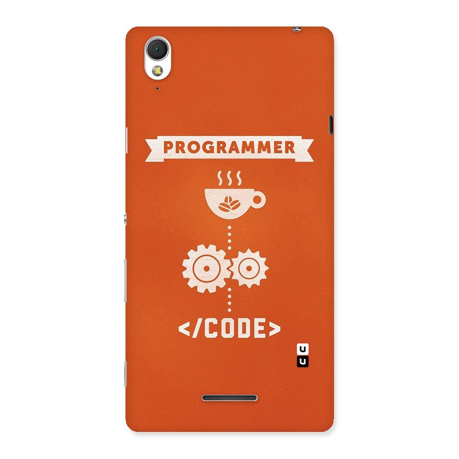 Programmer Coffee Code Back Case for Sony Xperia T3