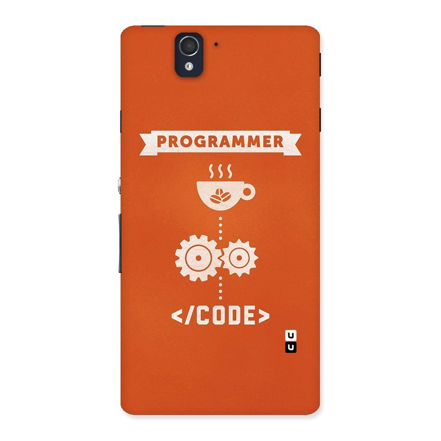 Programmer Coffee Code Back Case for Sony Xperia Z
