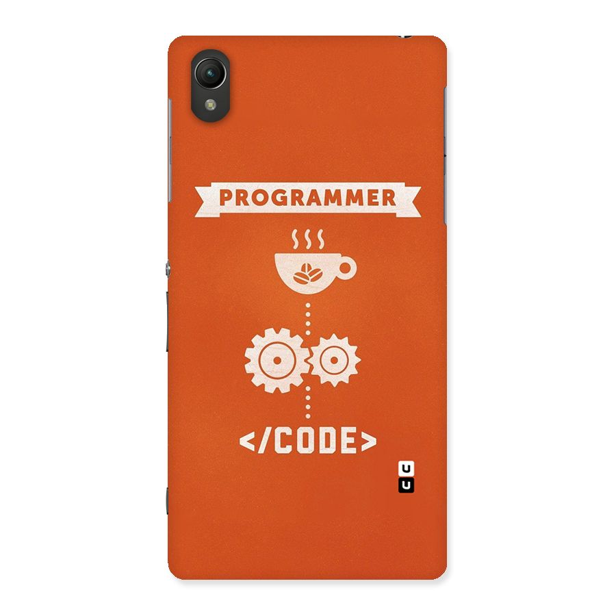 Programmer Coffee Code Back Case for Sony Xperia Z2