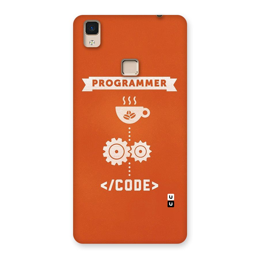 Programmer Coffee Code Back Case for V3 Max