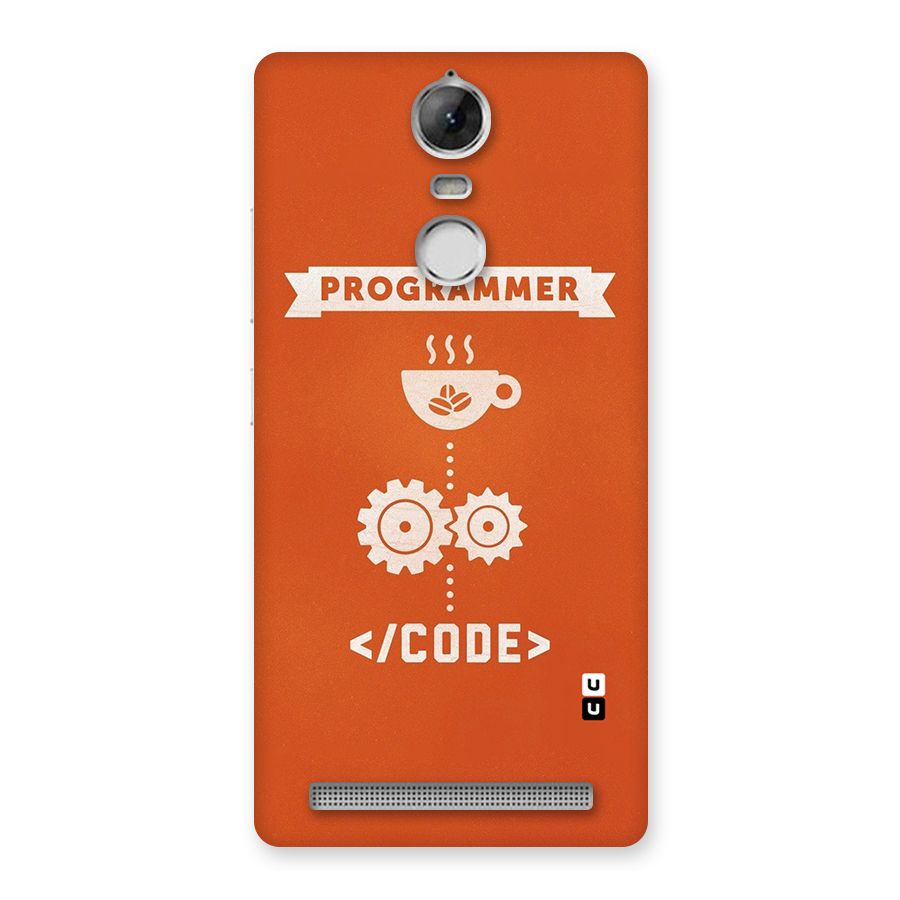 Programmer Coffee Code Back Case for Vibe K5 Note