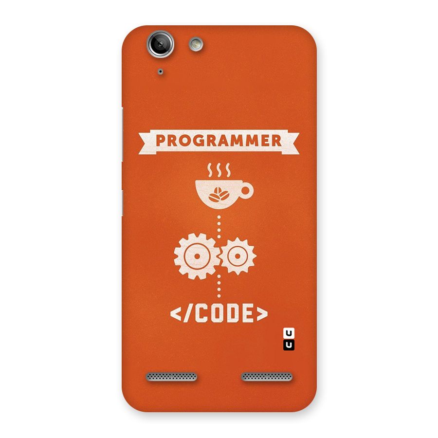 Programmer Coffee Code Back Case for Vibe K5 Plus