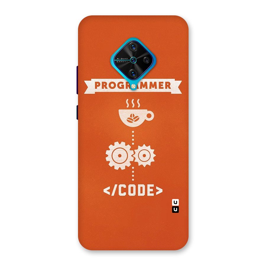 Programmer Coffee Code Back Case for Vivo S1 Pro