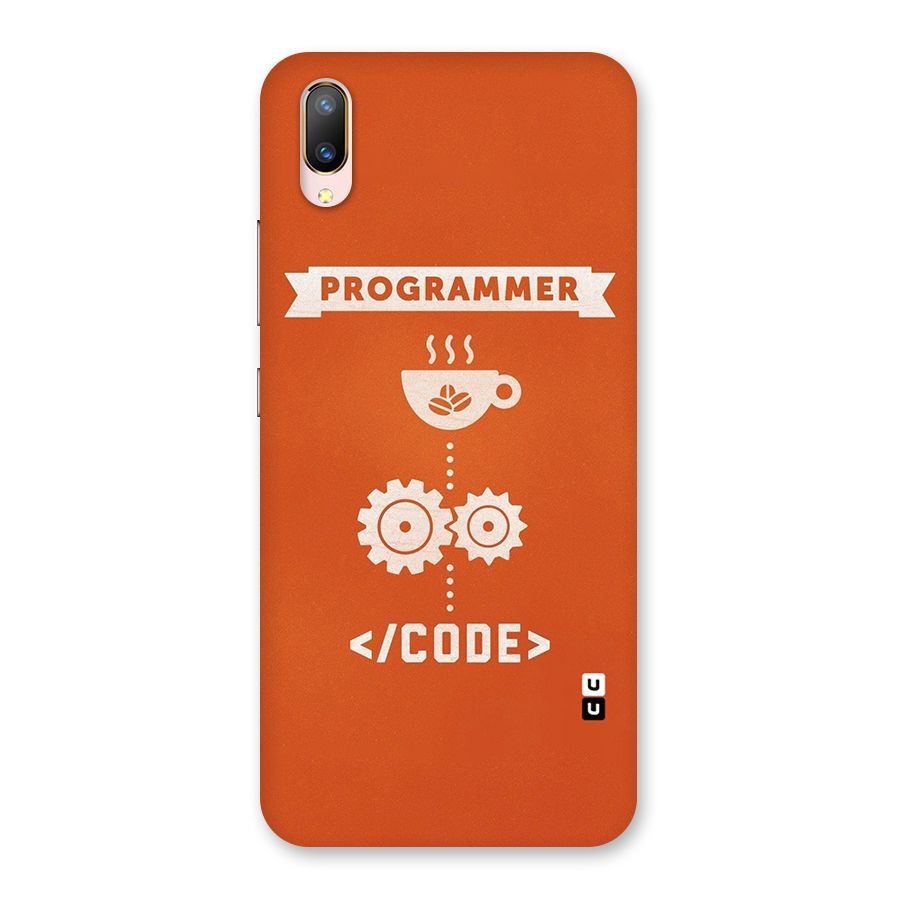 Programmer Coffee Code Back Case for Vivo V11 Pro