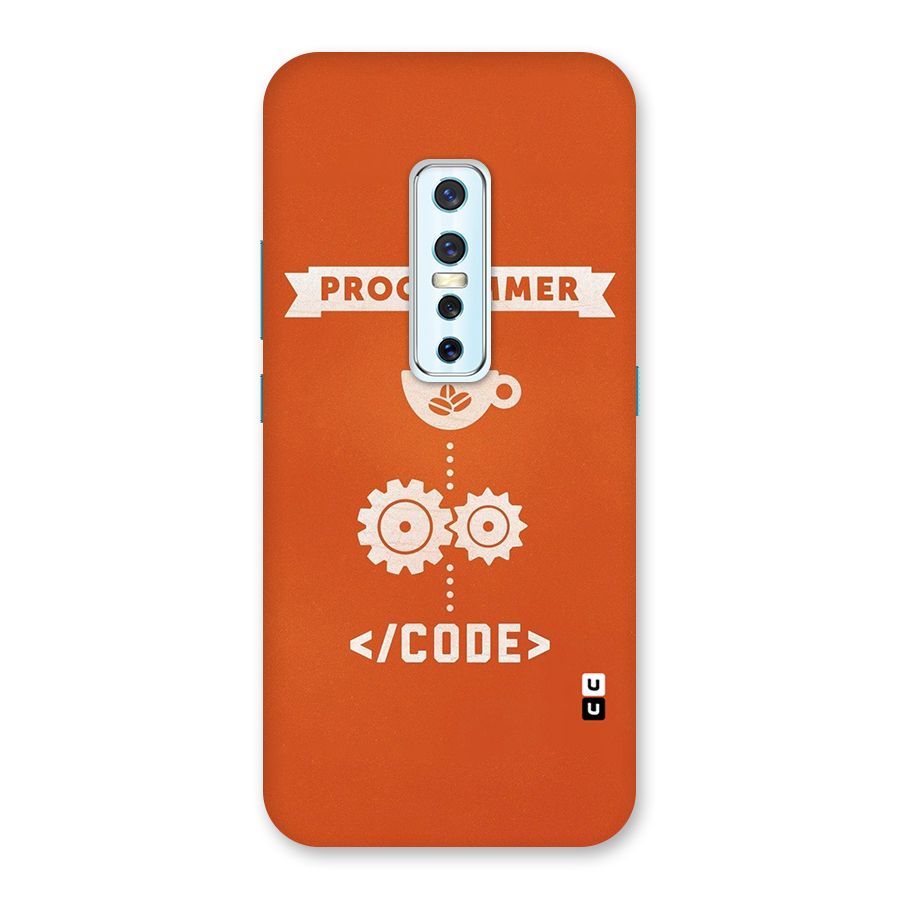 Programmer Coffee Code Back Case for Vivo V17 Pro