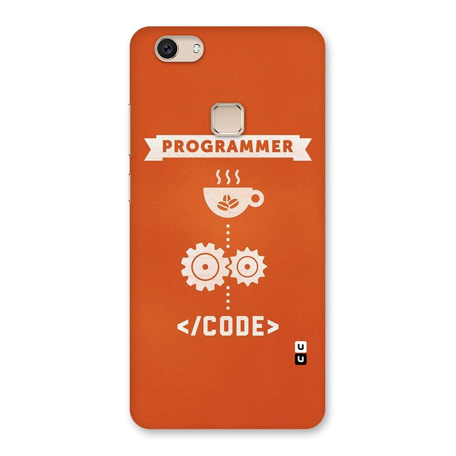 Programmer Coffee Code Back Case for Vivo V7