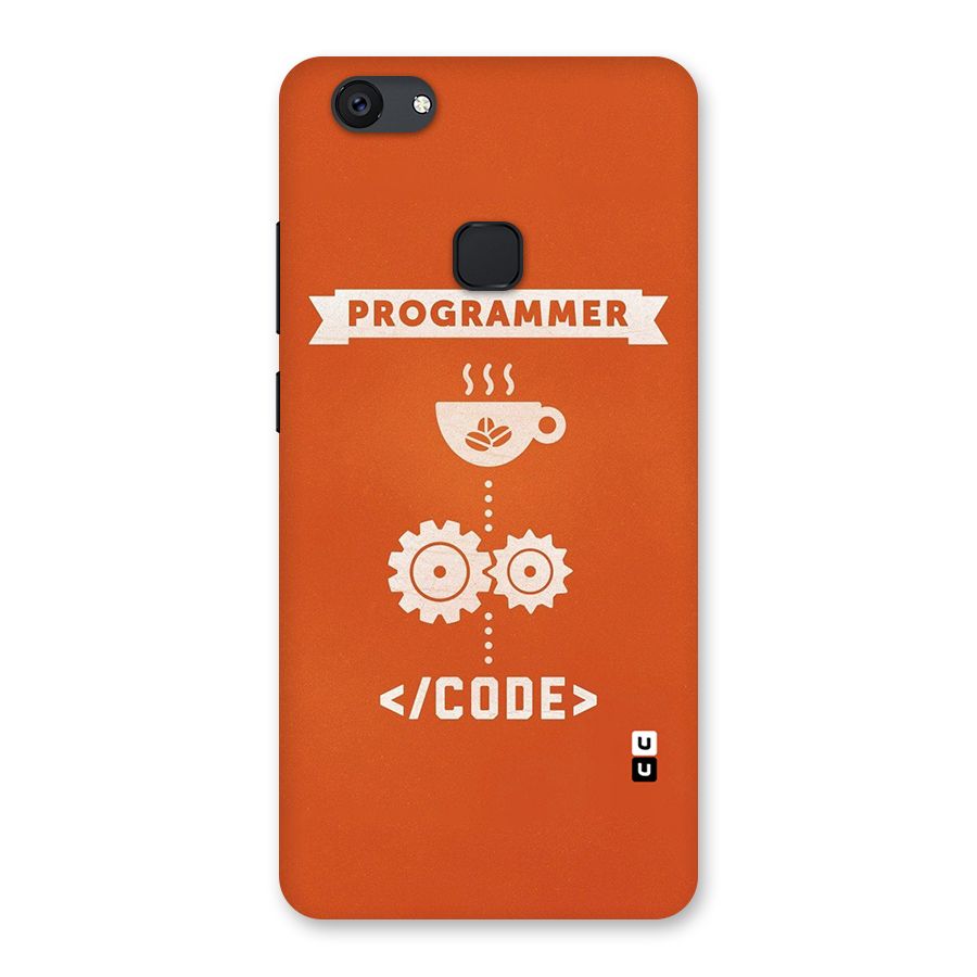 Programmer Coffee Code Back Case for Vivo V7 Plus