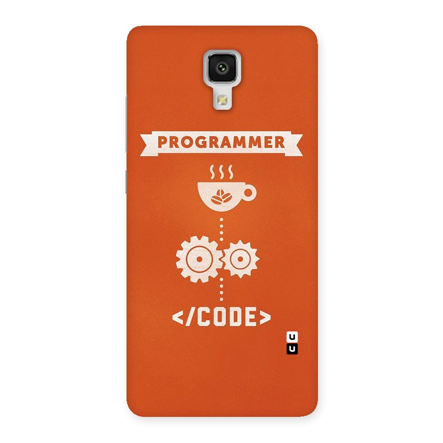 Programmer Coffee Code Back Case for Xiaomi Mi 4