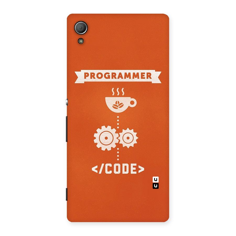Programmer Coffee Code Back Case for Xperia Z3 Plus