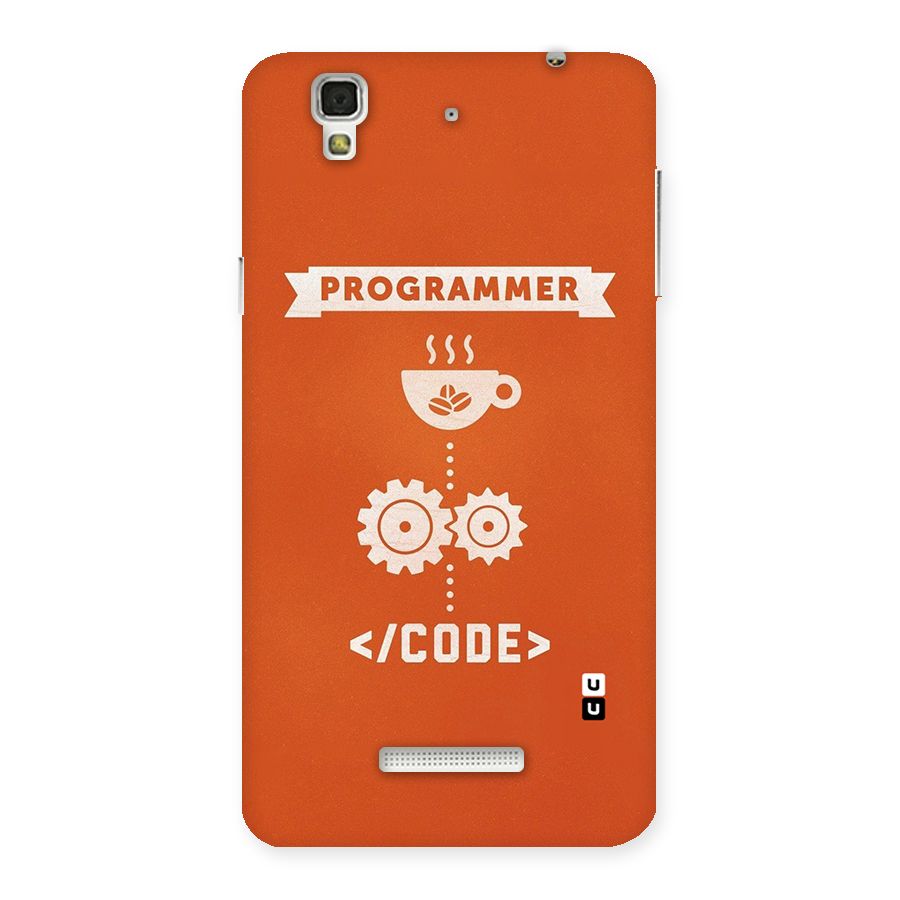 Programmer Coffee Code Back Case for Yu Yureka