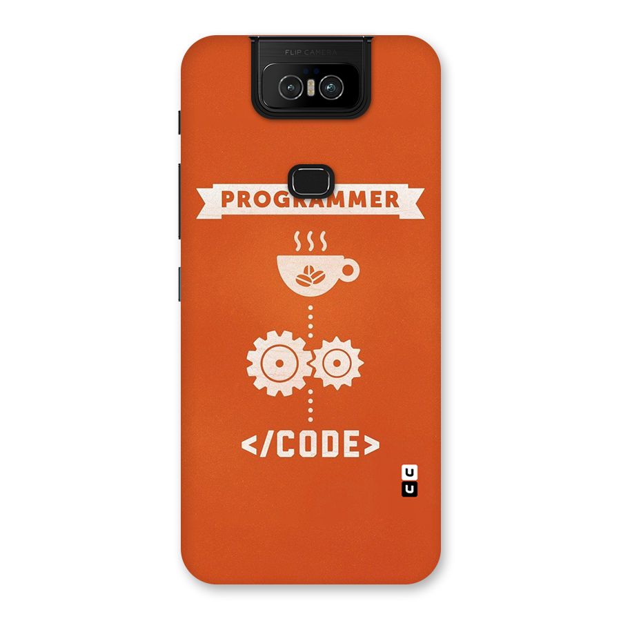 Programmer Coffee Code Back Case for Zenfone 6z
