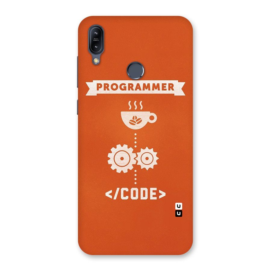 Programmer Coffee Code Back Case for Zenfone Max M2