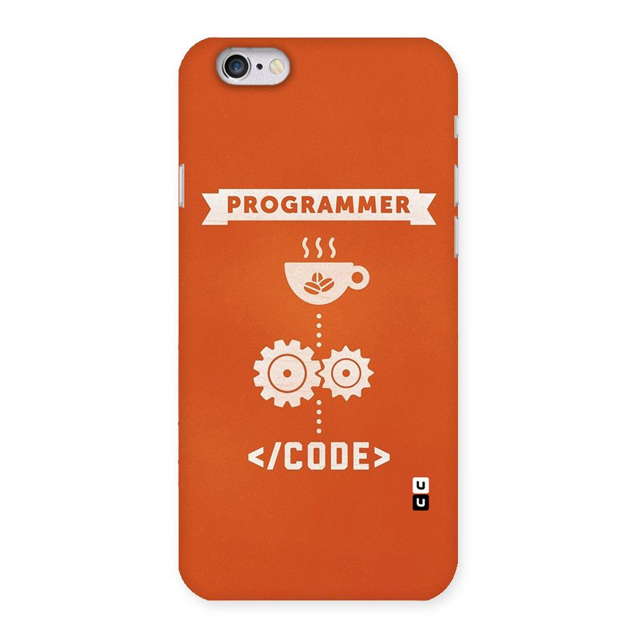 Programmer Coffee Code Back Case for iPhone 6 6S