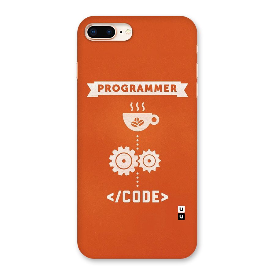 Programmer Coffee Code Back Case for iPhone 8 Plus