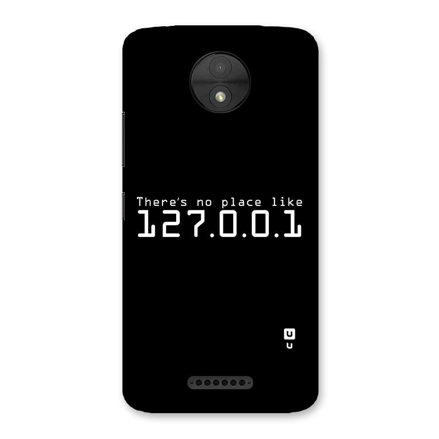 Programmers Favorite Place Back Case for Moto C
