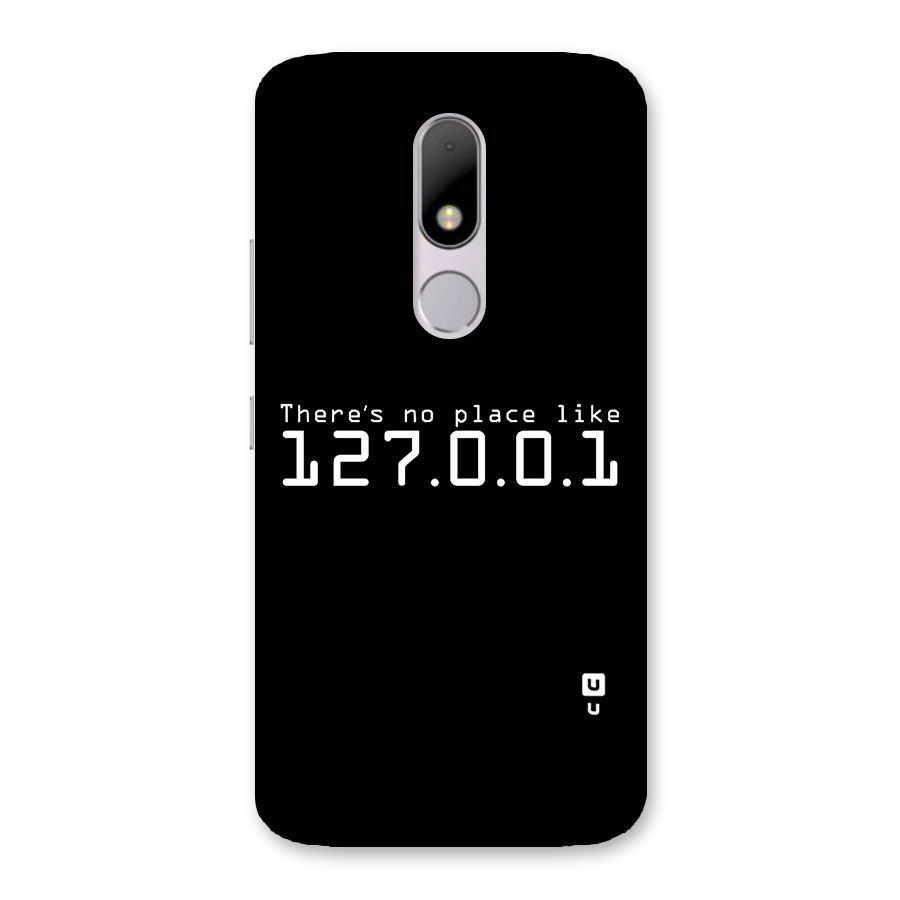 Programmers Favorite Place Back Case for Moto M