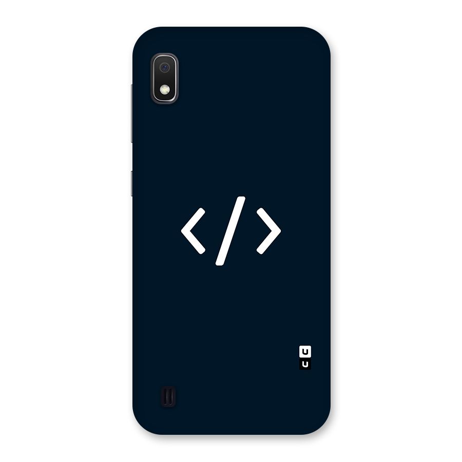 Programmers Style Symbol Back Case for Galaxy A10