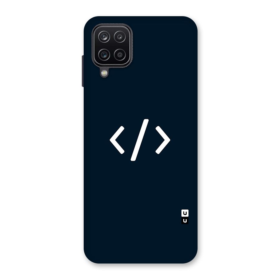 Programmers Style Symbol Back Case for Galaxy A12