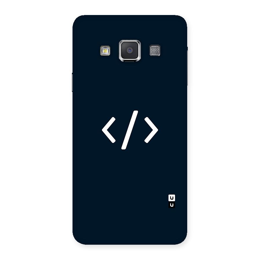 Programmers Style Symbol Back Case for Galaxy A3