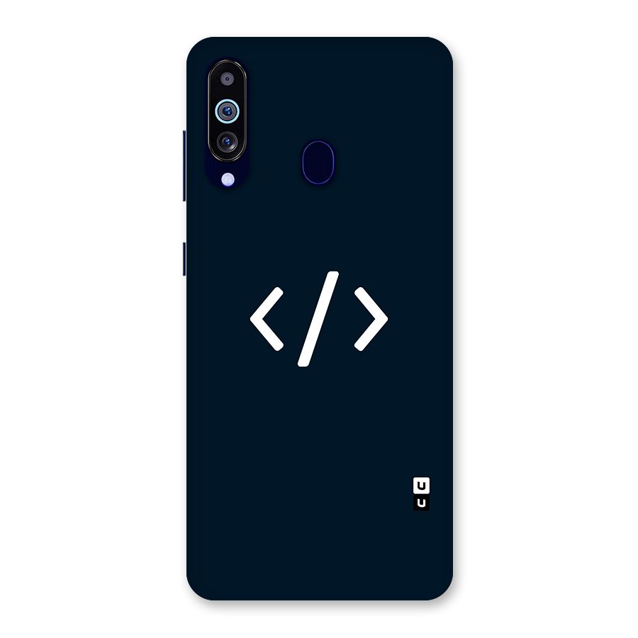 Programmers Style Symbol Back Case for Galaxy A60