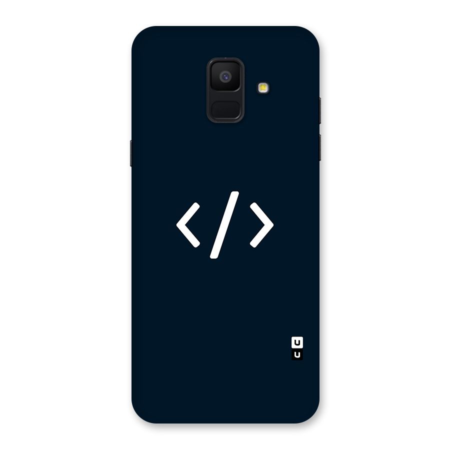 Programmers Style Symbol Back Case for Galaxy A6 (2018)