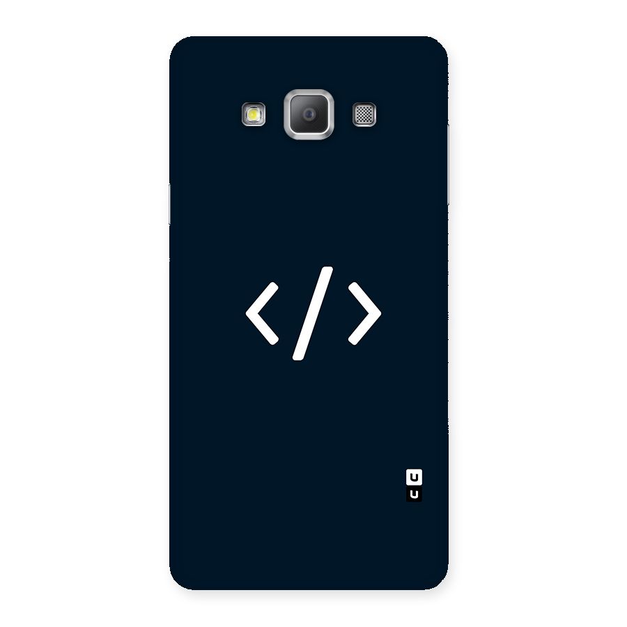 Programmers Style Symbol Back Case for Galaxy A7
