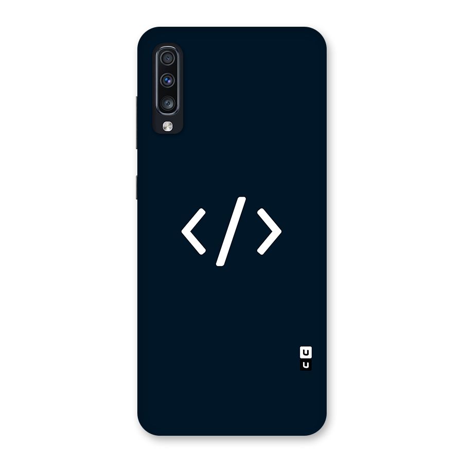 Programmers Style Symbol Back Case for Galaxy A70