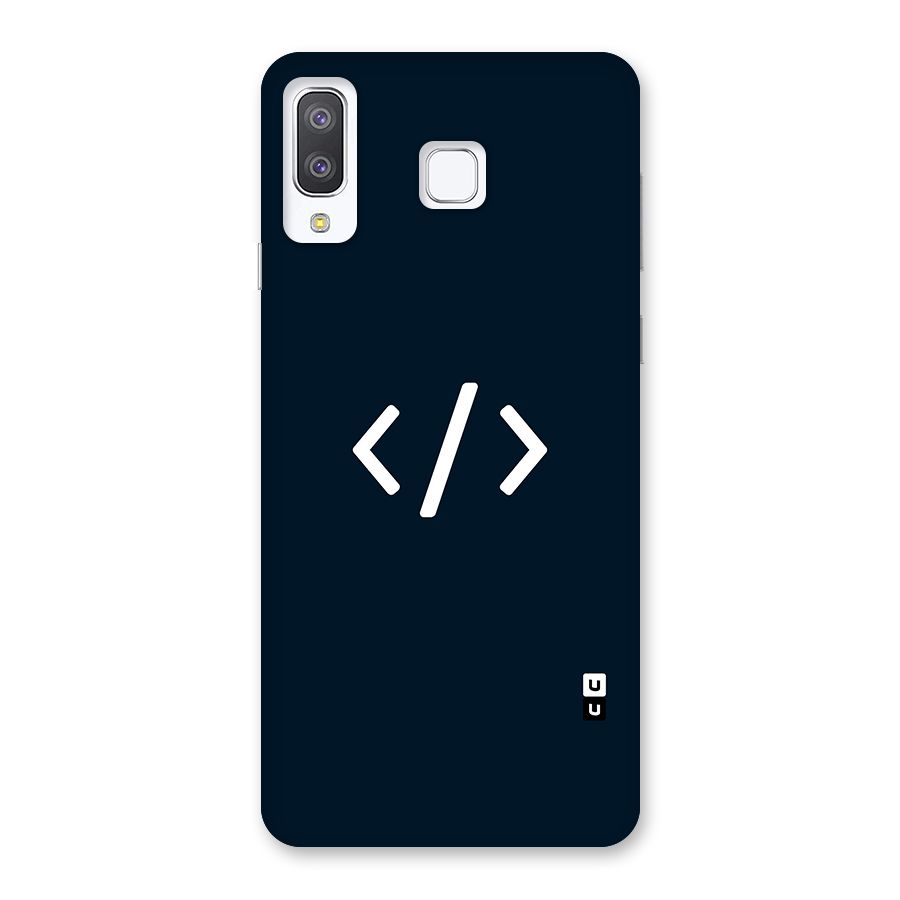 Programmers Style Symbol Back Case for Galaxy A8 Star