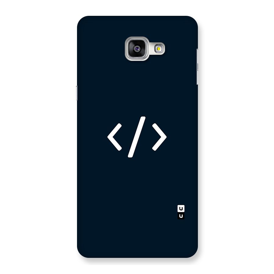 Programmers Style Symbol Back Case for Galaxy A9