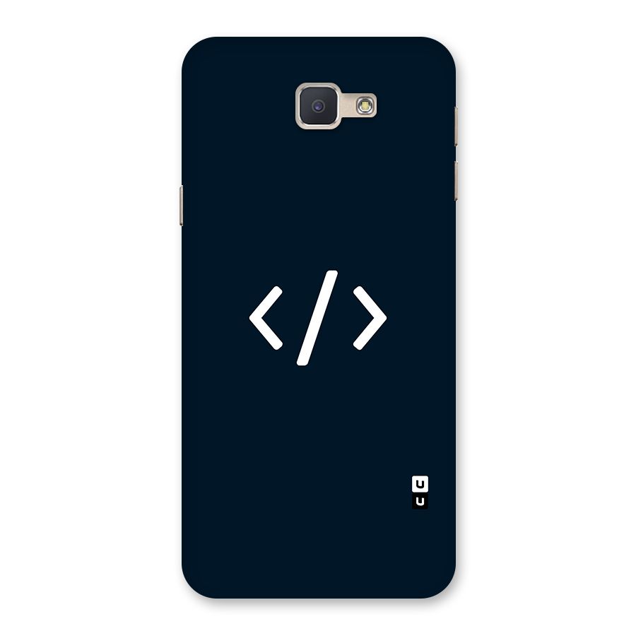 Programmers Style Symbol Back Case for Galaxy J5 Prime