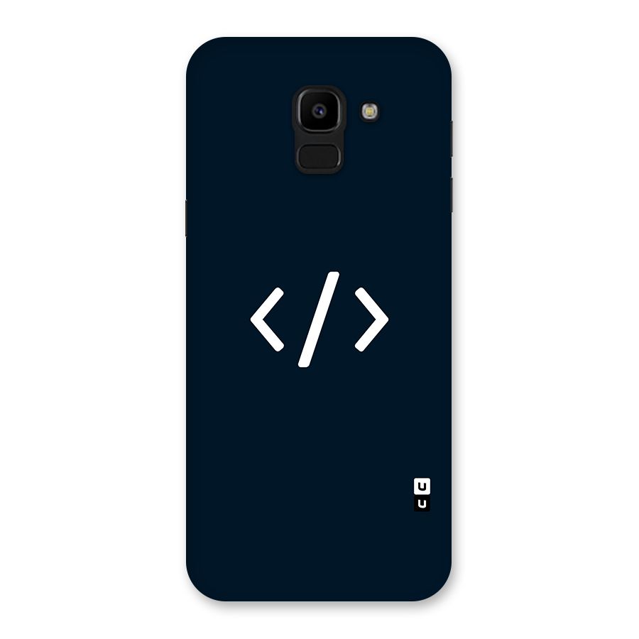 Programmers Style Symbol Back Case for Galaxy J6