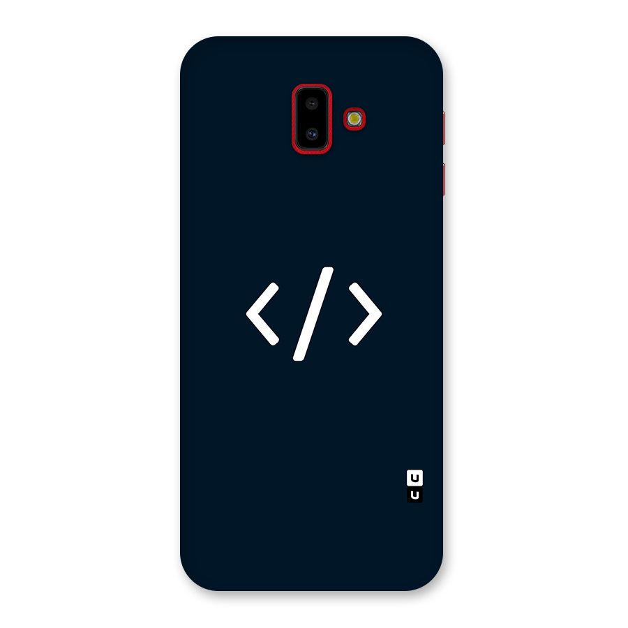 Programmers Style Symbol Back Case for Galaxy J6 Plus