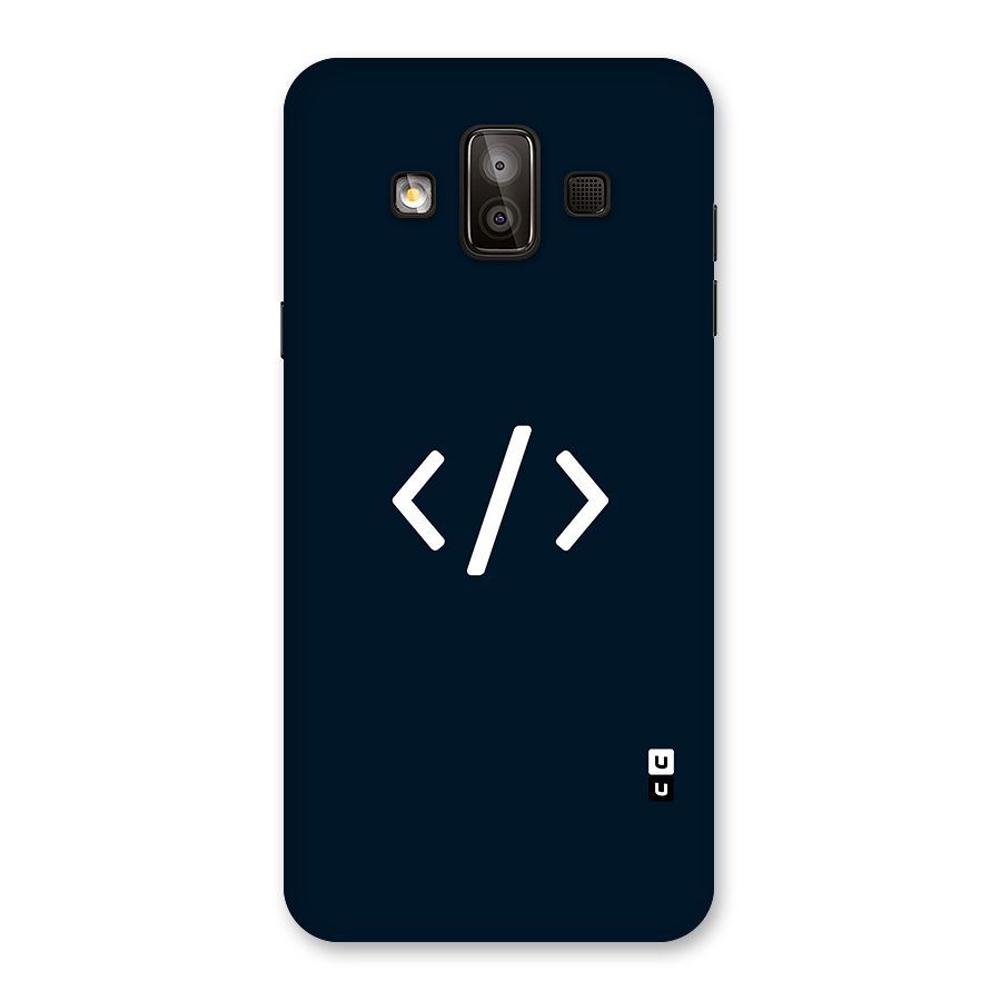 Programmers Style Symbol Back Case for Galaxy J7 Duo