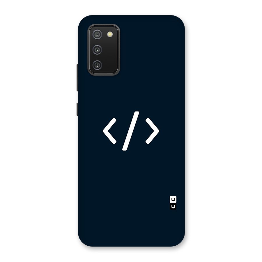 Programmers Style Symbol Back Case for Galaxy M02s