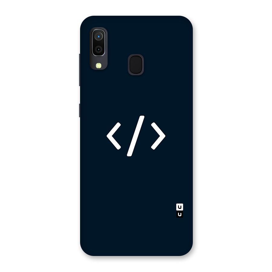 Programmers Style Symbol Back Case for Galaxy M10s