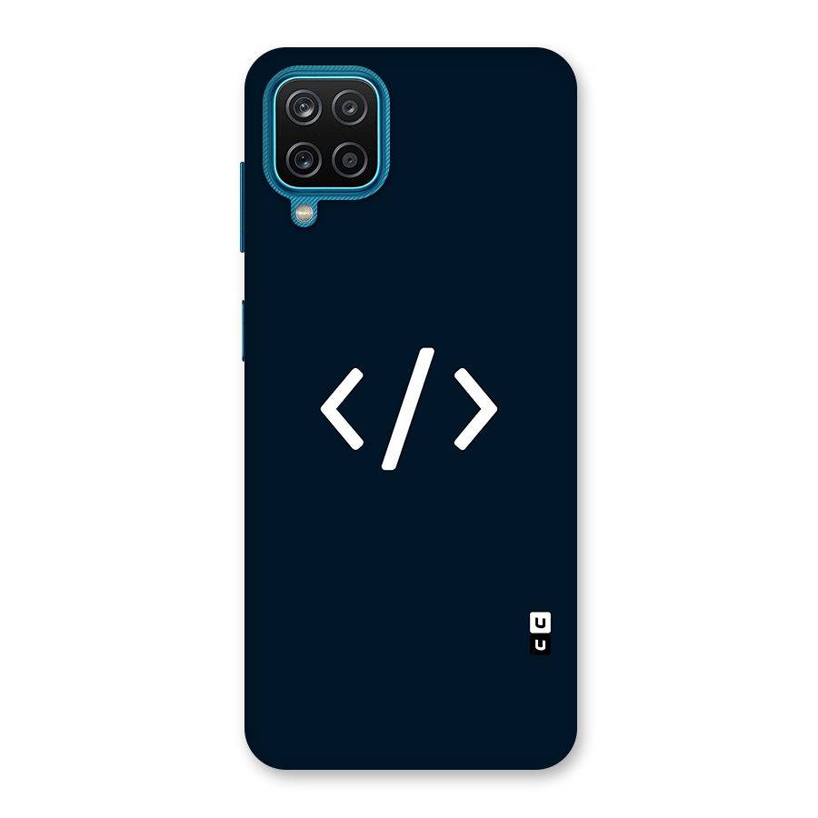 Programmers Style Symbol Back Case for Galaxy M12