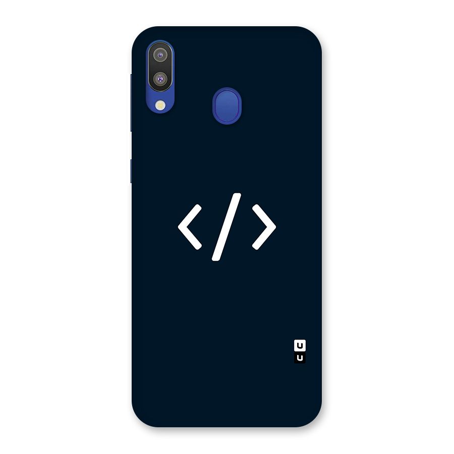 Programmers Style Symbol Back Case for Galaxy M20