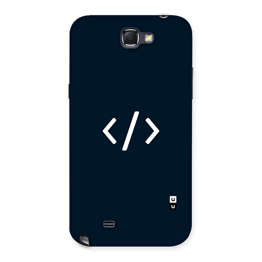 Programmers Style Symbol Back Case for Galaxy Note 2