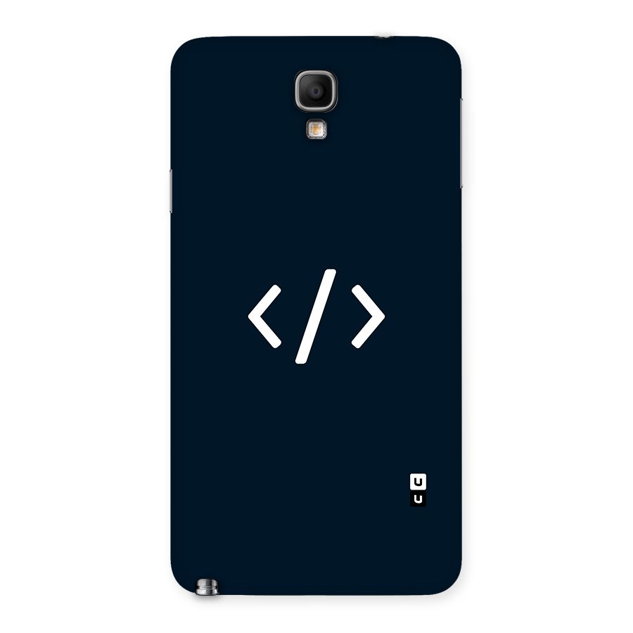 Programmers Style Symbol Back Case for Galaxy Note 3 Neo
