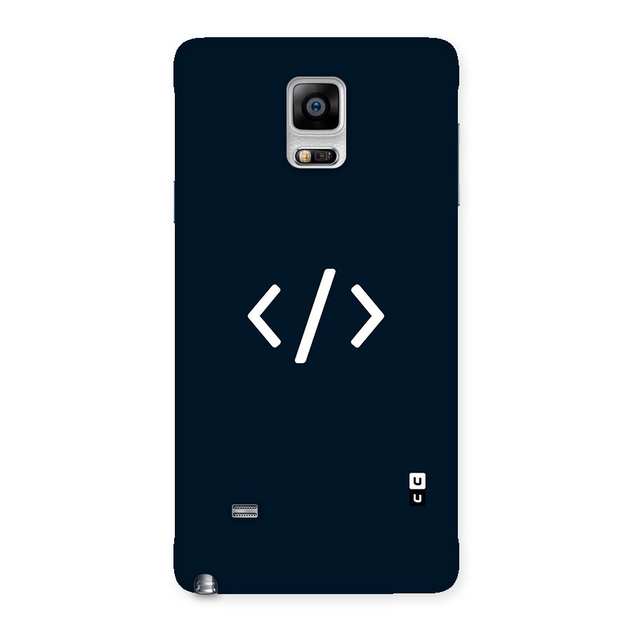 Programmers Style Symbol Back Case for Galaxy Note 4