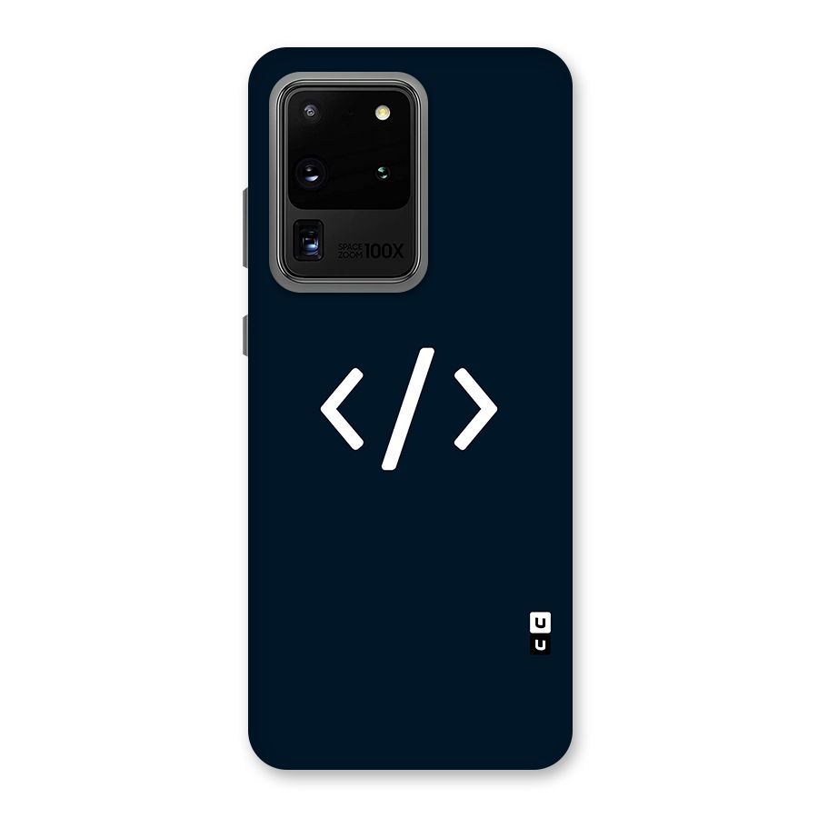 Programmers Style Symbol Back Case for Galaxy S20 Ultra