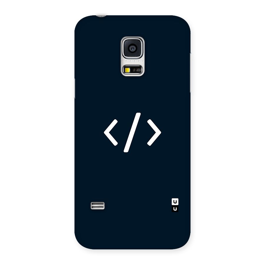 Programmers Style Symbol Back Case for Galaxy S5 Mini