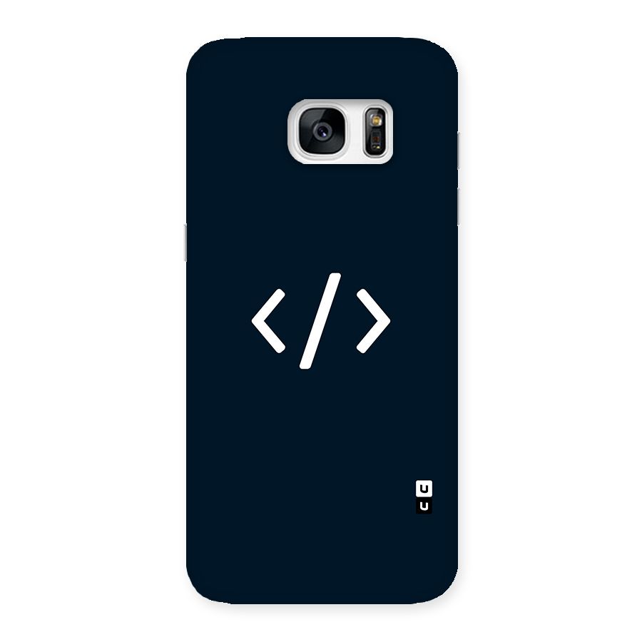 Programmers Style Symbol Back Case for Galaxy S7 Edge